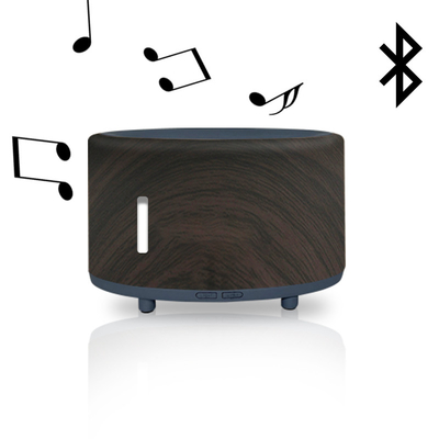 Lumières colorées ultrasoniques du haut-parleur 7 LED de musique d'USB Bluetooth d'humidificateur changeant des diffuseurs d'huile essentielle d'Aromatherapy