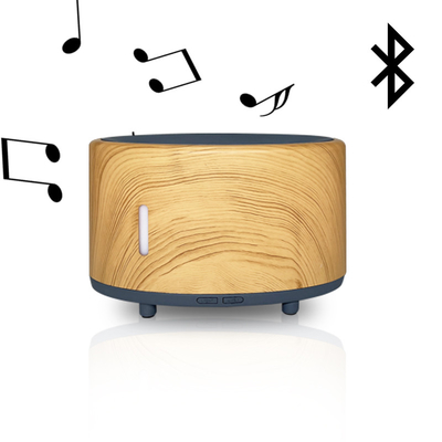 Lumières colorées ultrasoniques du haut-parleur 7 LED de musique d'USB Bluetooth d'humidificateur changeant des diffuseurs d'huile essentielle d'Aromatherapy