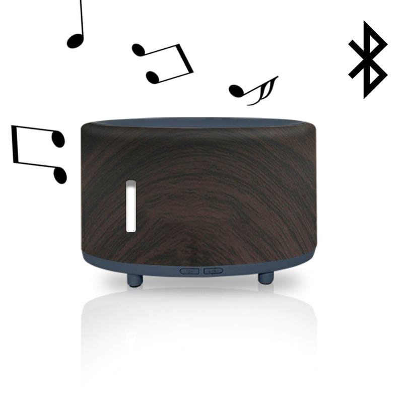 Lumières colorées ultrasoniques du haut-parleur 7 LED de musique d'USB Bluetooth d'humidificateur changeant des diffuseurs d'huile essentielle d'Aromatherapy